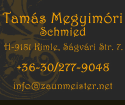 Tamas Megymori - zaunmeister logo